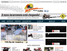 Tablet Screenshot of jacaremoto.com.br
